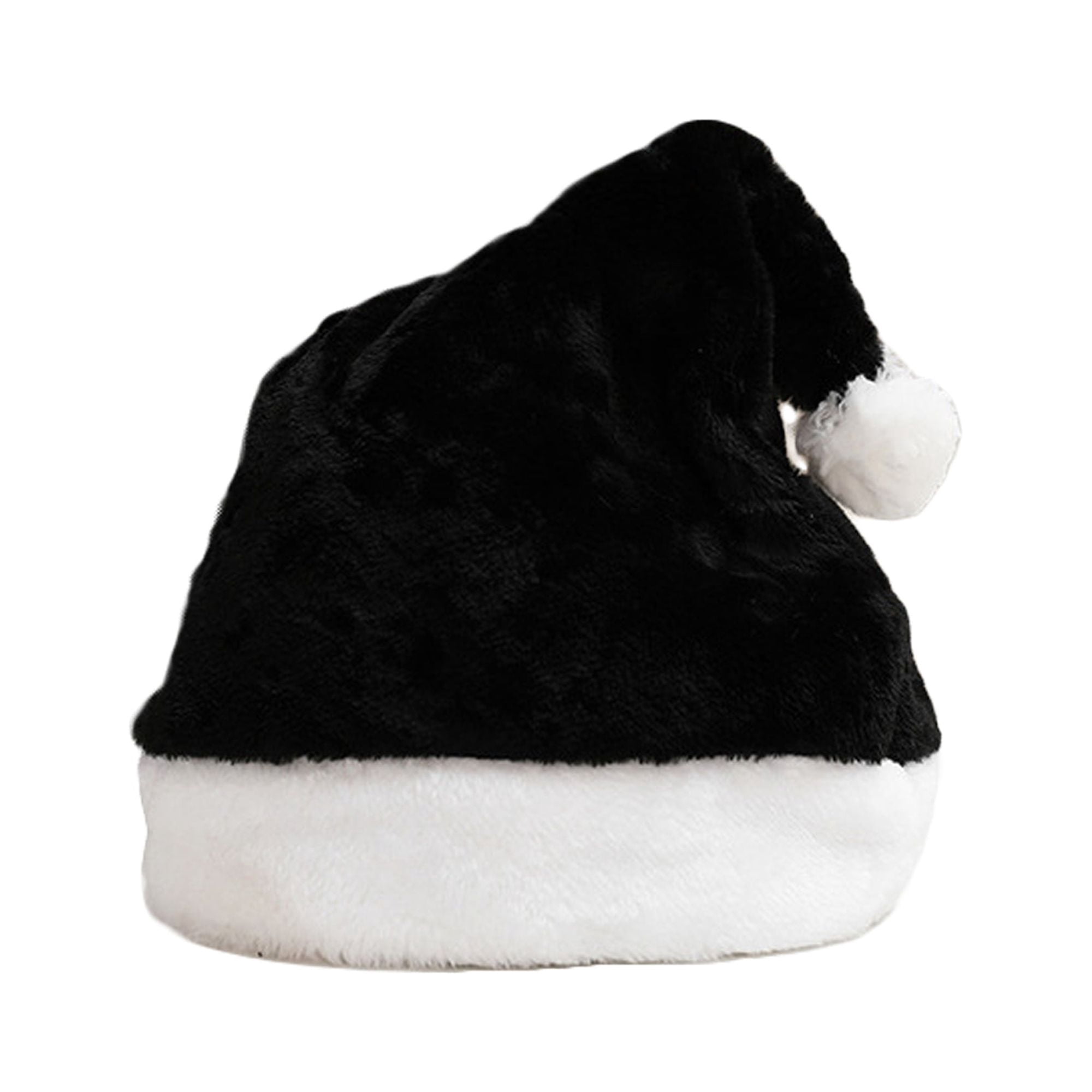 Adult Unisex Fur Trimmed Plush Santa Hat