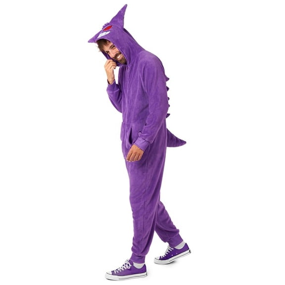 Pokémon Adult Gengar Costume Onesie | Pokémon Costumes