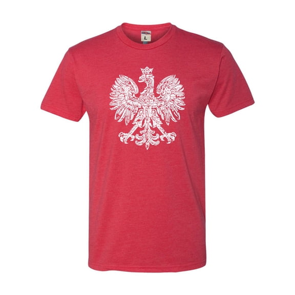 Adult Polska Eagle Polish Pride Poland Deluxe T-Shirt