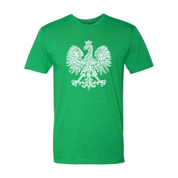 Adult Polska Eagle Polish Pride Poland Deluxe T-Shirt