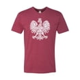 thumbnail image 1 of Adult Polska Eagle Polish Pride Poland Deluxe T-Shirt, 1 of 1