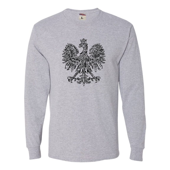 Adult Polska Eagle Polish Pride Poland Long Sleeve T-Shirt
