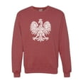 thumbnail image 1 of Adult Polska Eagle Polish Pride Poland Sweatshirt Crewneck, 1 of 1