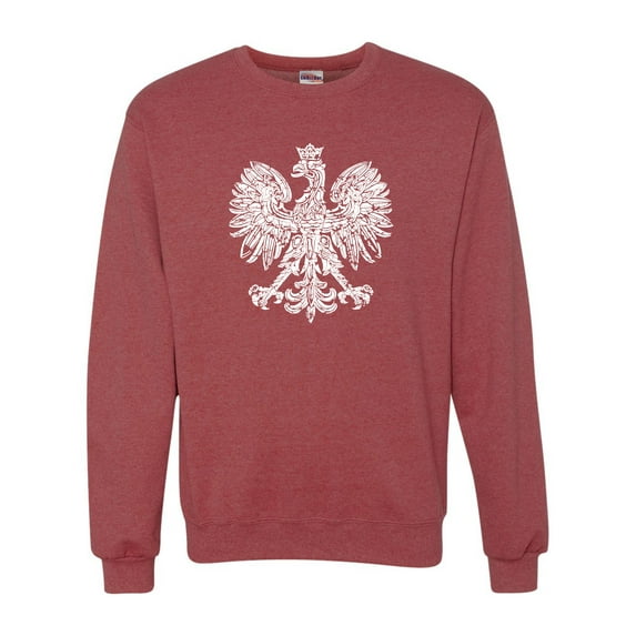 Adult Polska Eagle Polish Pride Poland Sweatshirt Crewneck