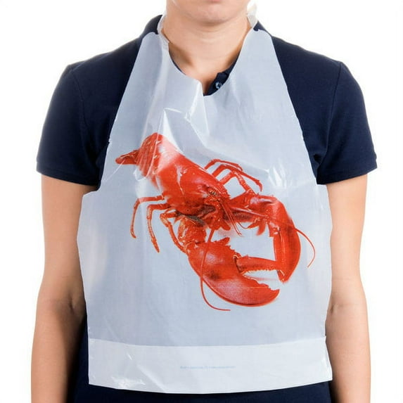 Adult Poly Bib Lobster Pkd 5/500