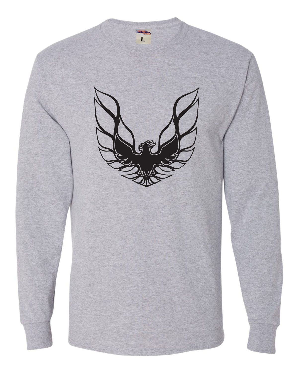 Adult Pontiac Firebird Logo GTA Trans-Am Retro Long Sleeve T-Shirt 
