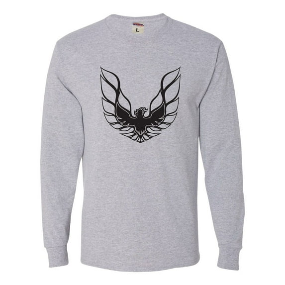 Adult Pontiac Firebird Logo GTA Trans-Am Retro Long Sleeve T-Shirt