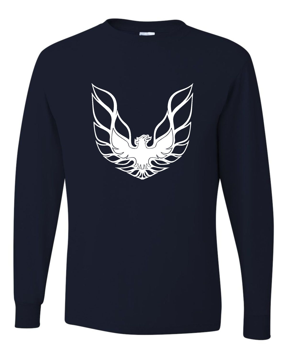 Adult Pontiac Firebird Logo GTA Trans-Am Retro Long Sleeve T-Shirt Adult Pontiac Firebird Logo GTA Trans-Am Retro Long Sleeve T-Shirt