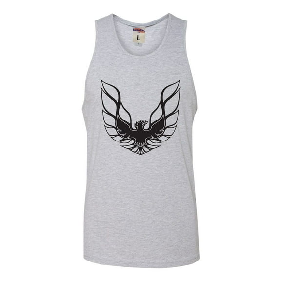 Adult Pontiac Firebird Logo GTA Trans-Am Retro Sleeveless Tank Top Cotton T-Shirt