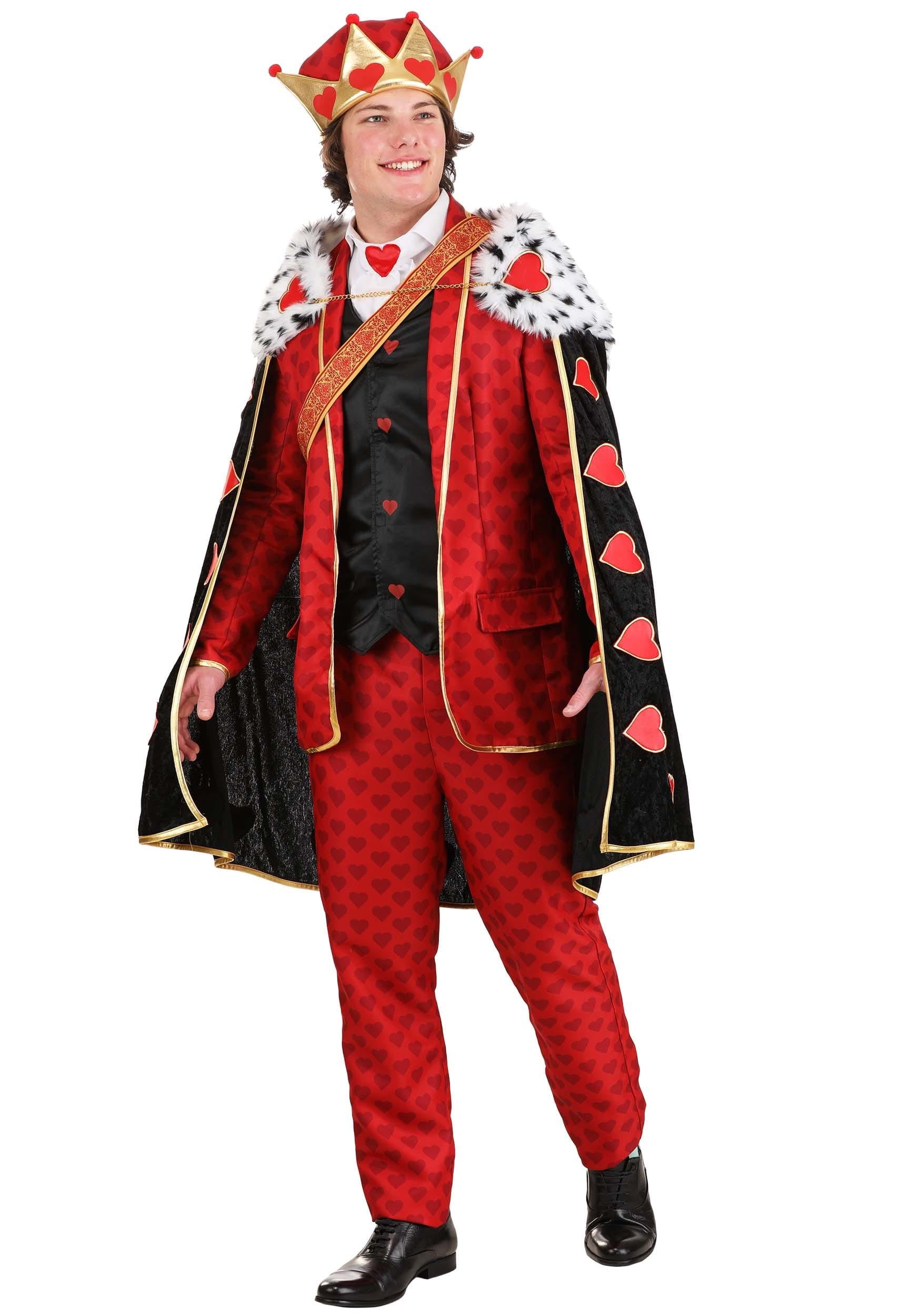 King Of Hearts Costume Adult Male King Of Hearts Costume Adult Male