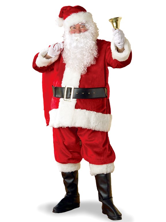 Santa Claus Professional Costume for Adults, Men's XL