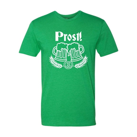 Adult Prost! Oktoberfest German Cheers Deluxe T-Shirt
