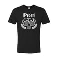 thumbnail image 1 of Adult Prost! Oktoberfest German Cheers Deluxe T-Shirt, 1 of 1