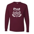 thumbnail image 1 of Adult Prost! Oktoberfest German Cheers Long Sleeve T-Shirt, 1 of 1