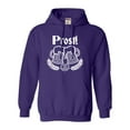 thumbnail image 1 of Adult Prost! Oktoberfest German Cheers Sweatshirt Hoodie, 1 of 1