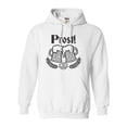 thumbnail image 1 of Adult Prost! Oktoberfest German Cheers Sweatshirt Hoodie, 1 of 1