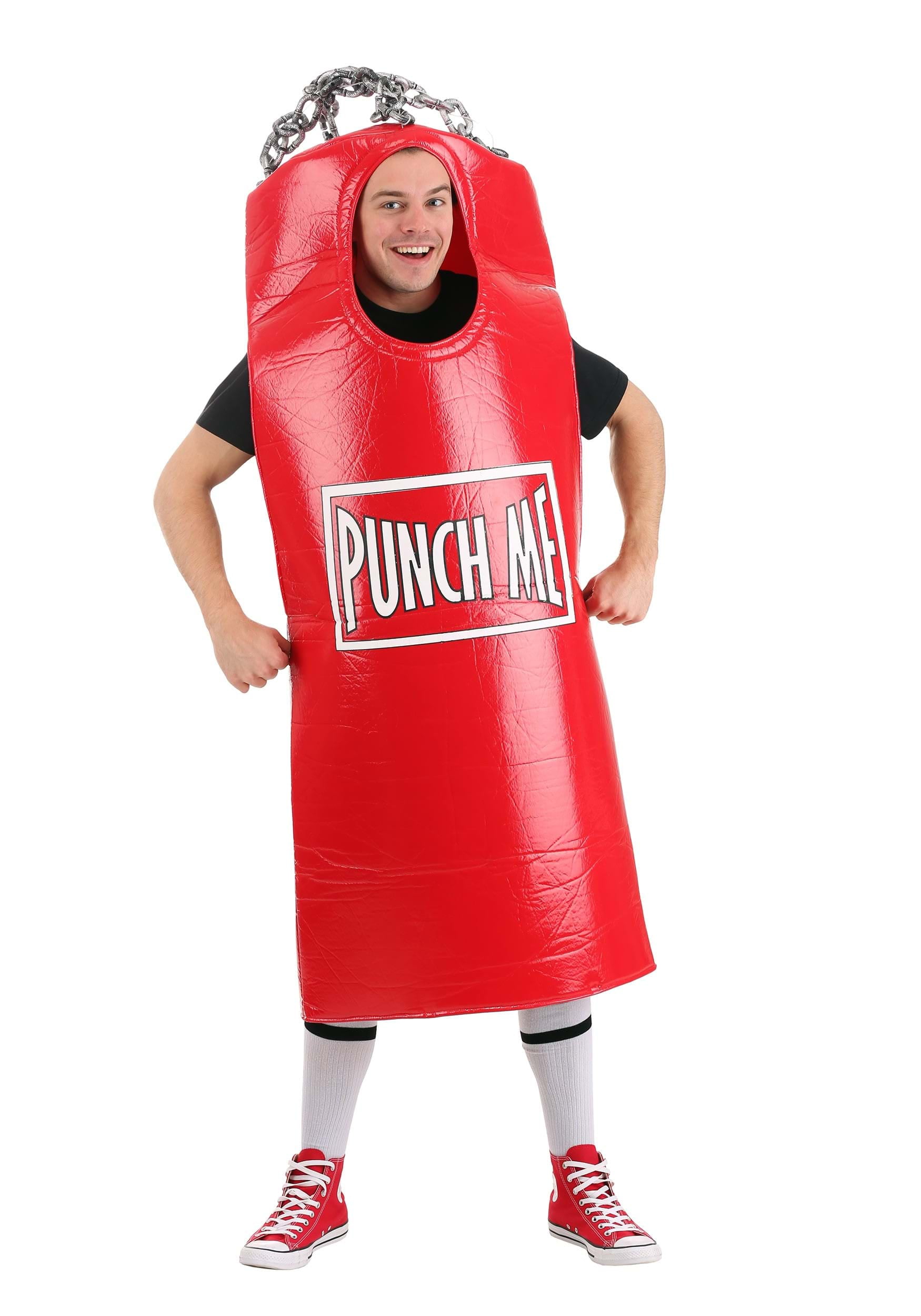 Adult Punching Bag Fancy Dress Costume Standard : : Toys & Games