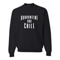 thumbnail image 1 of Adult Quarantine And Chill Sweatshirt Crewneck, 1 of 1