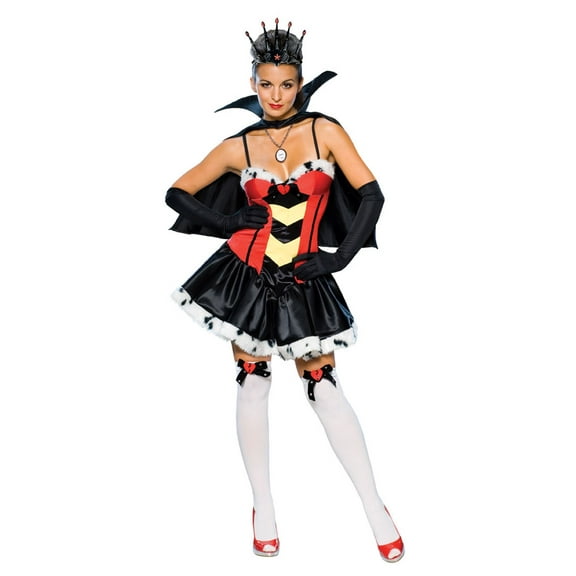 Adult Womens Medium 10-12 Sexy Queen of Hearts Costume