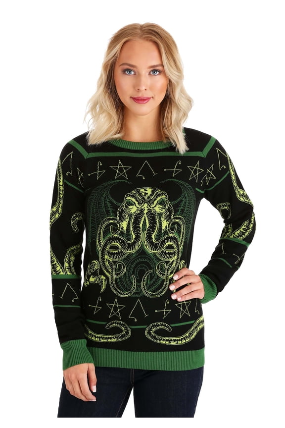 Adult Rage of Cthulhu Halloween Sweater