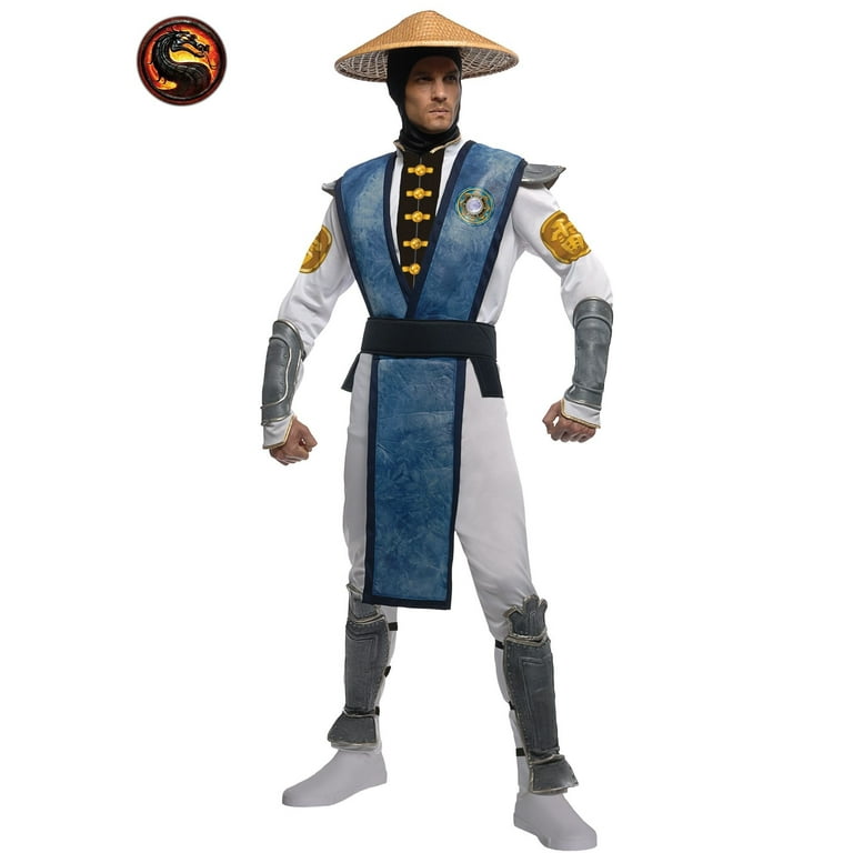 mortal kombat dress Mortal Kombat Raiden Costume for Adults by Rubies, Men's One Size
