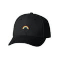 thumbnail image 1 of Adult Rainbow Embroidered Dad Hat Structured Cap, 1 of 1