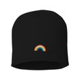 thumbnail image 1 of Adult Rainbow Embroidered Knit Beanie Cap, 1 of 1