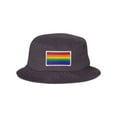 thumbnail image 1 of Adult Rainbow Gay & Lesbian Pride Flag Embroidered Bucket Cap Dad Hat, 1 of 1