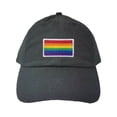 thumbnail image 1 of Adult Rainbow Gay & Lesbian Pride Flag Embroidered Dad Hat, 1 of 1