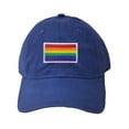 thumbnail image 1 of Adult Rainbow Gay & Lesbian Pride Flag Embroidered Deluxe Dad Hat, 1 of 1