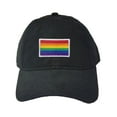 thumbnail image 1 of Adult Rainbow Gay & Lesbian Pride Flag Embroidered Deluxe Dad Hat, 1 of 1