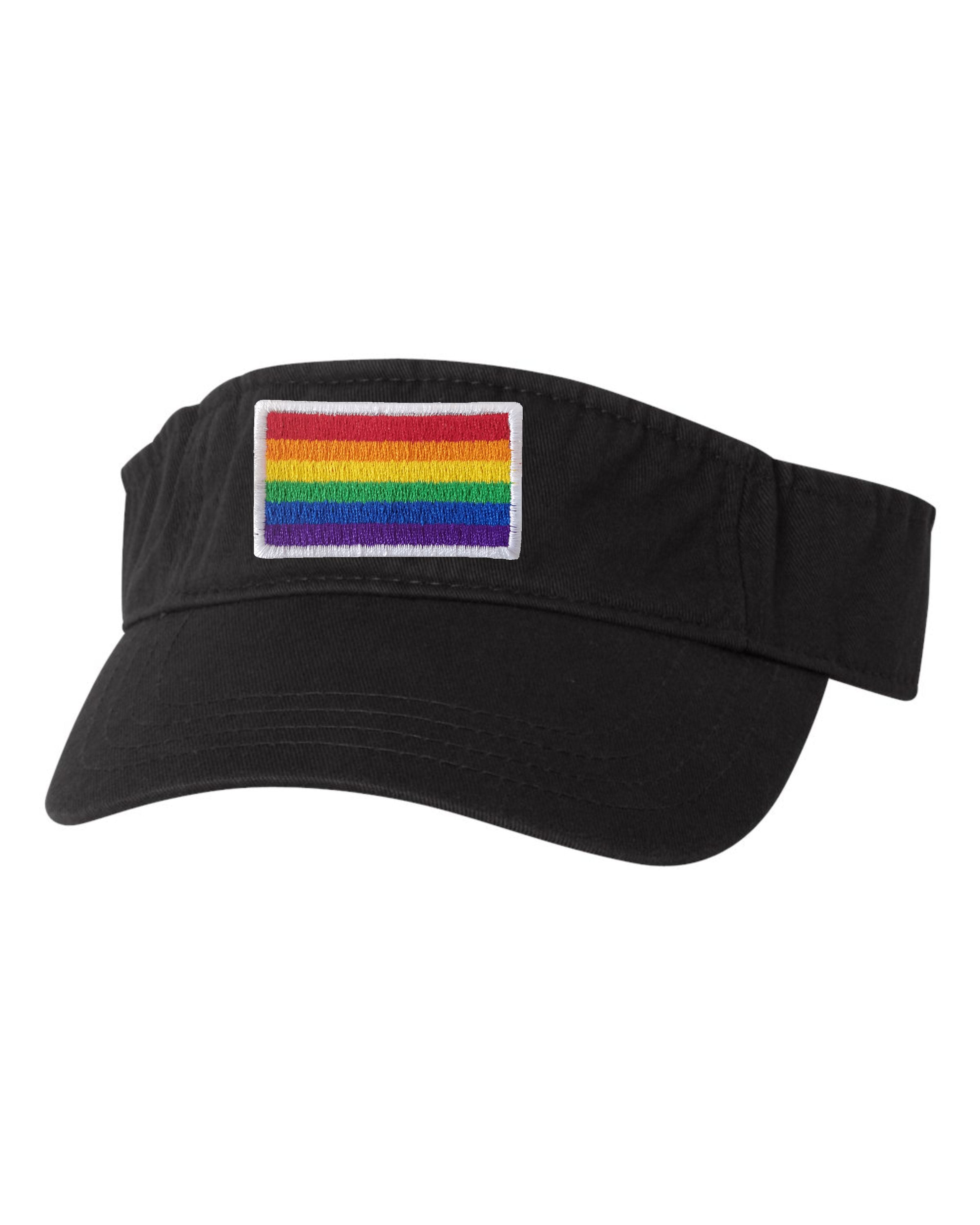 Pride Baseball Cap - Adjustable Washed Cotton Rainbow LGBT Hat, Embroidered Design For Men & Women