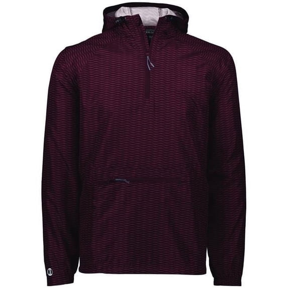 Adult Range Packable Pullover, Maroon - Medium