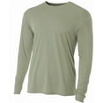 thumbnail image 1 of Adult Rashguard Sage Sm, 1 of 1