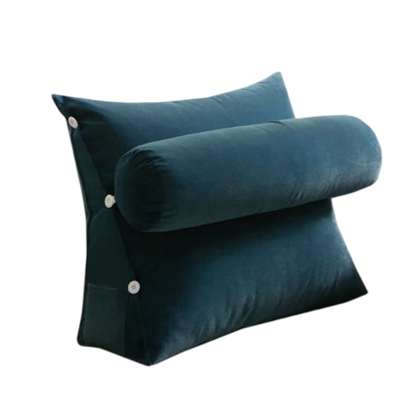 Adult Reading Pillow Bed Rest with Back Support, Large Wedge Backrest Cushion for Sitting Up in Bed, Detachable Washable Cover for Sofa Chair Watching TV Gaming Relaxing