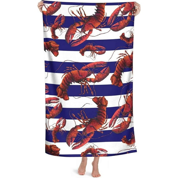Adult Red Cherry Beach Towel, 31 X 71 Inches, Absorbent Lightweight Blanket Towel, Soft Bath Towel, Suitable for Beach Swimming Pool, Hot Spring Gym Travel,lightweight beach towel,big beach towel