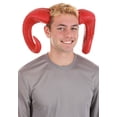 thumbnail image 1 of Adult Red Demon Costume Horns, 1 of 4