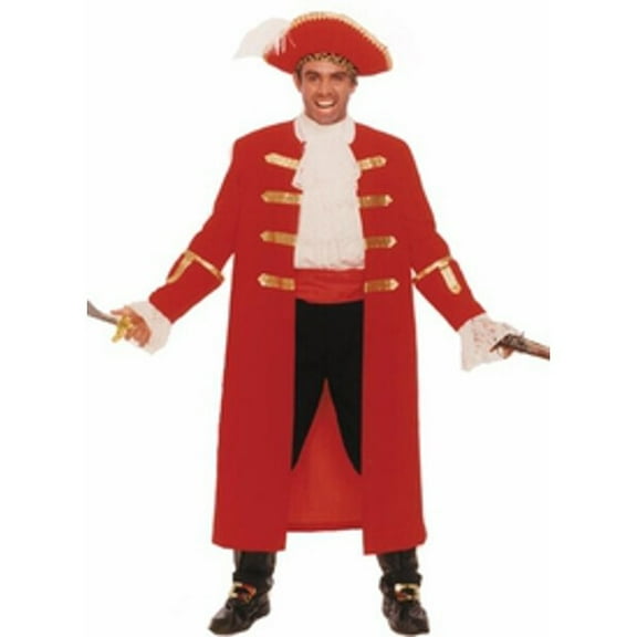 Adult Red Pirate Captain Costume