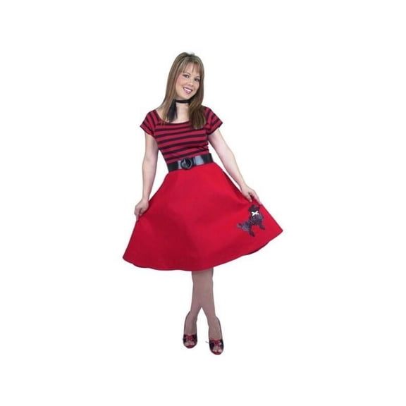 Adult Red Poodle Dress Costume