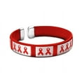 thumbnail image 1 of Adult Red Ribbon Awareness Bangle Bracelets, 1 of 1