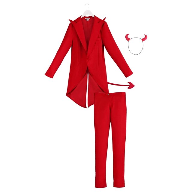 Adult Red Suit Devil Costume Devil Costume for Men