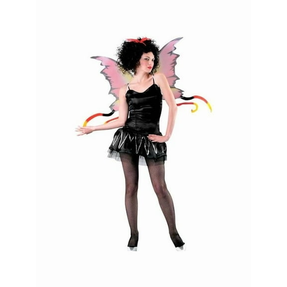 Adult Red & Yellow Costume Wings