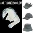 thumbnail image 1 of Adult Reflective Baseball Cap Luminous Design Sun Protection Fashion Hat, 1 of 9