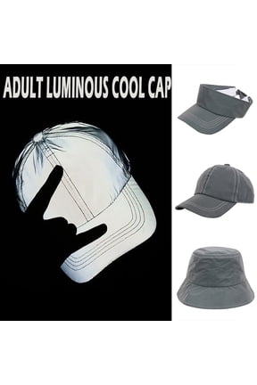 Adult Reflective Baseball Cap Luminous Design Sun Protection Fashion Hat
