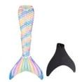 thumbnail image 1 of Adult Reinforced Mermaid Tail For Swimming, Monofin Included, 1 of 6