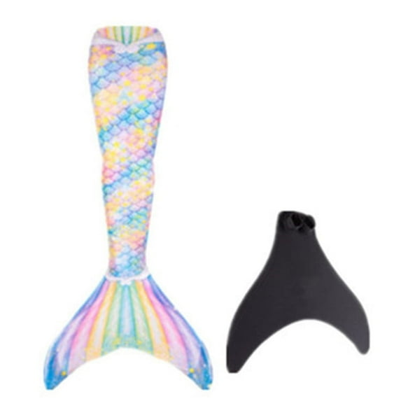 Adult Reinforced Mermaid Tail For Swimming, Monofin Included