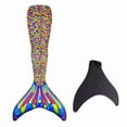 thumbnail image 1 of Adult Reinforced Mermaid Tail For Swimming, Monofin Included, 1 of 6