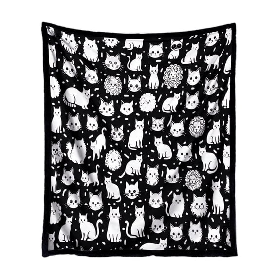 Adult Relax Floral DIY Painting Blanket, 50 x 60 Inch Washable Velvet Coloring Blanket, Creative Throw Blanket Suitable For Dorm Living Room Halloween Decor