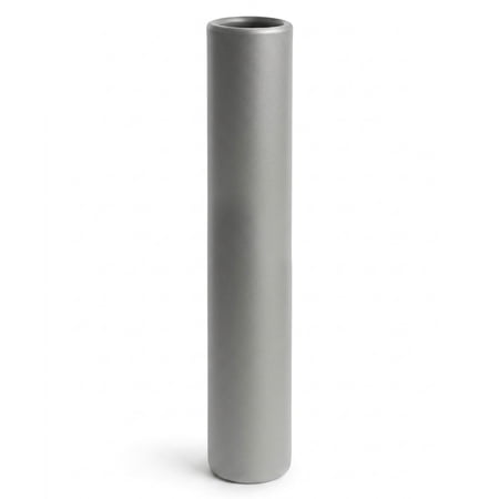 Adult Relay Baton for Track and Field, Durable, Lightweight, Non-Slip Running Baton with Safety-Optimized Smooth Edges for Relay Races, Training and Athletic Competitions, Silver, Pack of 1