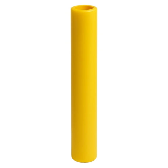 Adult Relay Baton for Track and Field, Durable, Lightweight, Non-Slip Running Baton with Safety-Optimized Smooth Edges for Relay Races, Training and Athletic Competitions, Yellow, Pack of 1